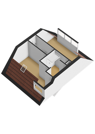 Plattegrond - Barrierweg 177A, 5622 CM Eindhoven - Tweede verdieping - 3D.png